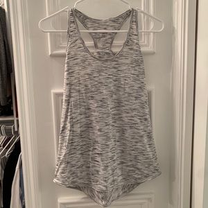 lululemon grey crossback tank top
